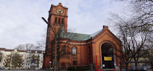 Die Apostelkirche im Stadtteil Eimsbüttel Die Apostelkirche im Stadtteil Eimsbüttel